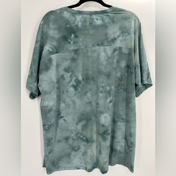 Lululemon Relaxed Mesh Pocketed Short Sleeve Shirt TDWM Size XL - Picture 5 of 9